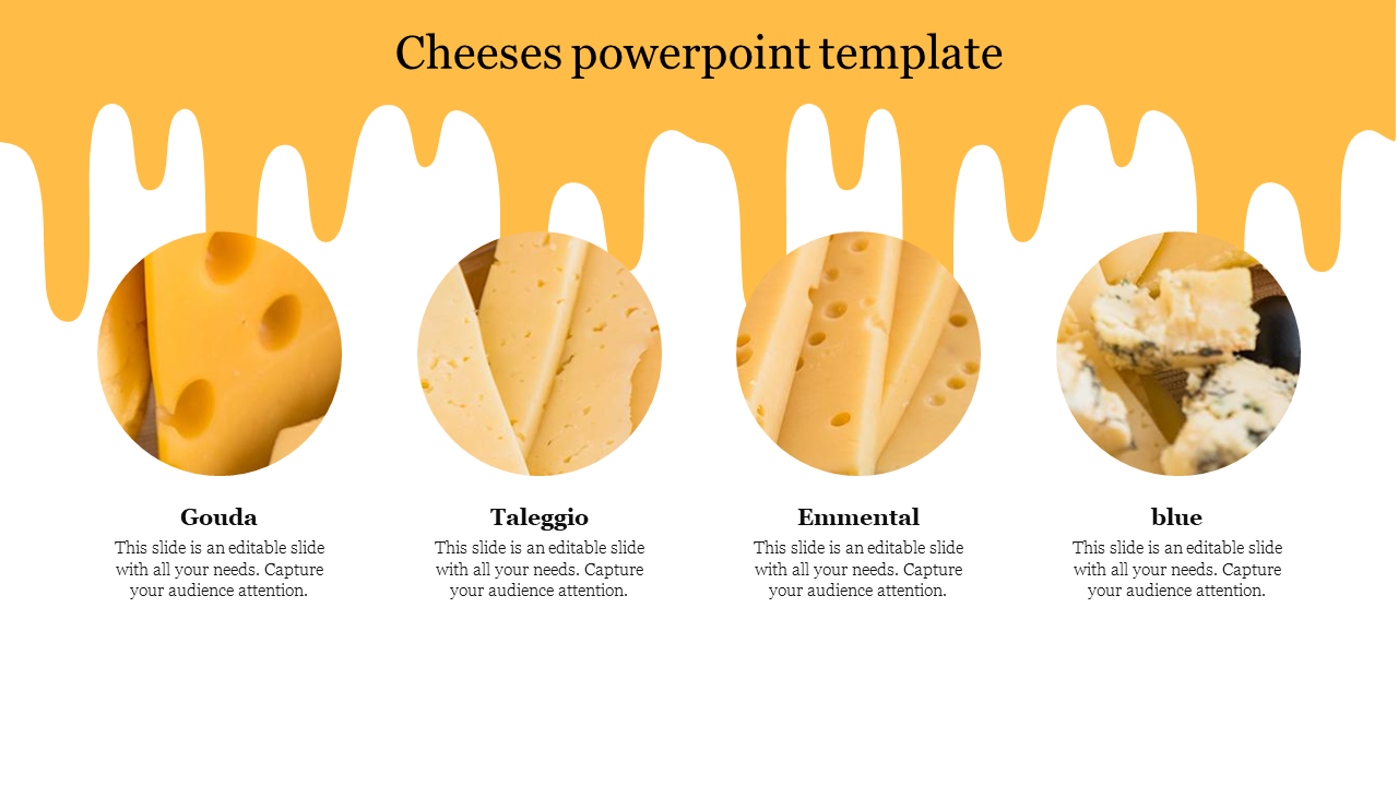 Cheeses powerpoint template